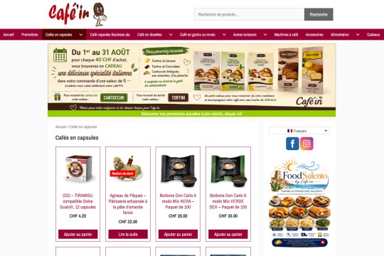 Café'In - cafés italiens